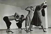 Dancers in Agron's studio, 1960s