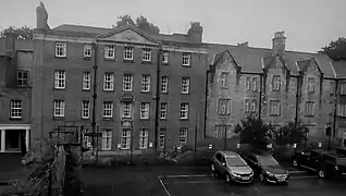 C Stairs (left) and the Melville Building (right)