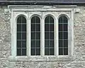 Four-light window in St George's parish church