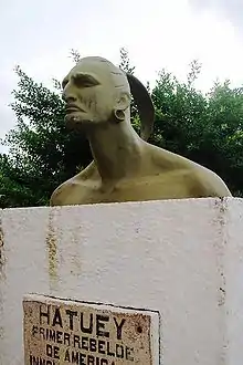 Image 6A monument to the Taíno chieftain Hatuey in Baracoa, Cuba (from History of Cuba)