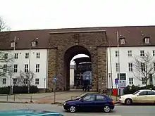 Main entrance of the hospital branch Heidberg in Langenhorn.