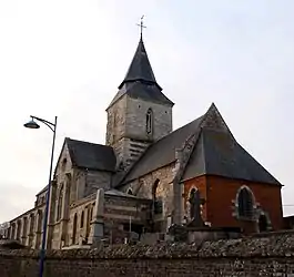 The church in Hautot-l'Auvray