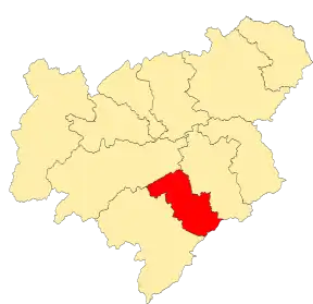 Location of the ward