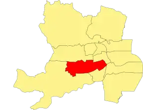 Location of the ward