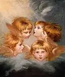 Heads of Angels - Miss Frances (Gordon), 1787