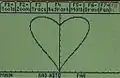 Heart curve on TI-89 graphing calculator