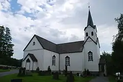 View of the local Hegra Church