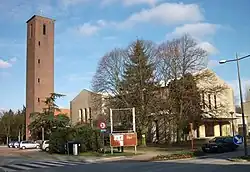 The Heilig Hart (Sacred Heart) church at the Deuzeldlaan