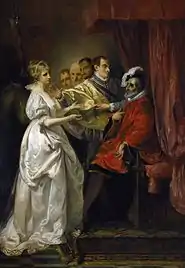 Helena and Count Bertram before the King of France