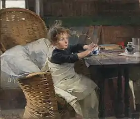 The Convalescent [fi], 1888(it was voted second in a 2006 public vote organized by Ateneum for Finland's "national painting")