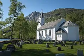 Helgheim church in Jølster