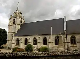 The church in Hénouville