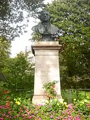 Henrik Borgström monument, Taka-Töölö district of Helsinki, 1888