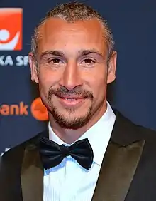 Photo of Henrik Larsson at the Swedish Sports Gala at the Ericsson Globe in Stockholm (January 2014)