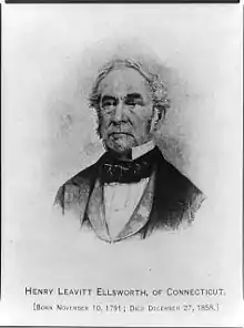 Former Commissioner ofthe U.S. Patent OfficeHenry L. Ellsworthof Indiana