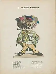 Divided Germany, from Der Politische Struwwelpeter