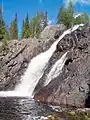 With its drop of 24 meters Hepoköngäs is the highest waterfall in Finland.