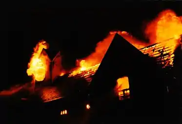 Fire in Herøy Church (26 Dec 1998)