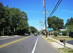 Along Herbertsville Road near the Lanes Mill Road intersection