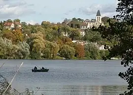 The old village of Herblay, alongside the River Seine