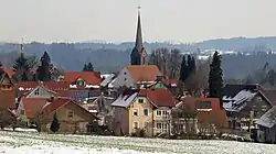 Hergensweiler seen from the southwest