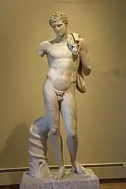 Hermes Chthonios, Palaiopolis, first decade AD, Roman copy of a work of Praxiteles school