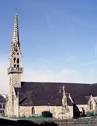 The church in Saint-Hernin