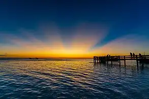 Sunset at Heron island, Queensland, Australia (April 2023)