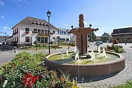 The town hall in Herrlisheim