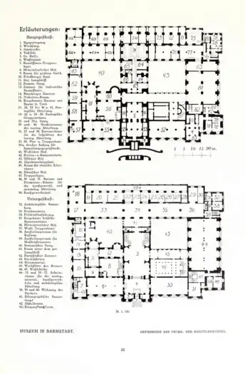 Floor plan, published 1911