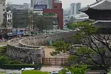 Side of gate, May 2012.