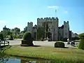 Image 108Credit: James ArmitageHever Castle, in Kent, England (in the village of Hever), was the seat of the Boleyn family, later bestowed to Anne of Cleves following her divorce from King Henry VIII of England.More about Hever... (from Portal:Kent/Selected pictures)