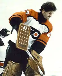 Ron Hextall played eleven seasons for the Flyers.