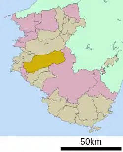 Location of Hidakagawa in Wakayama Prefecture