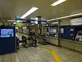 The Zoshigaya gate ticket barriers in June 2016