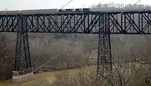 Image 13High Bridge over the Kentucky River was the tallest rail bridge in the world when it was completed in 1877. (from Transportation in Kentucky)