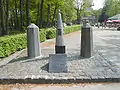 Highest point in the European Netherlands at the summit of Vaalserberg.