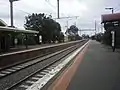 Northbound view from Platform 2, September 2021