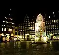 Market Place (Markt) on an autumn evening