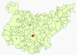 Location in Badajoz