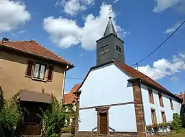 The church in Hinsbourg