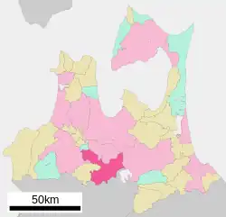 Location of Hirakawa