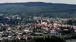 Hirschau seen from Monte Kaolino