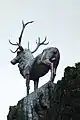 The stag monument today