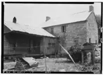 Rear of house