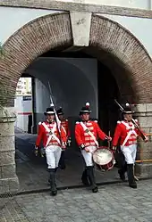 Re-enactment of the Ceremony of the Keys at Grand Casemates Gates.