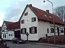 Timber framed houses in Spaubeek