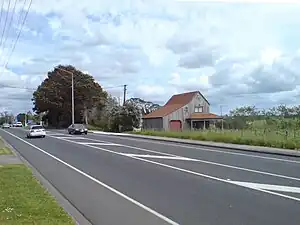 The formerly rural character of Hobsonville is slowly disappearing, with new subdivisions being created