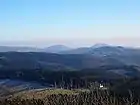 The Hochsimmer (right), seen from the Hohe Acht