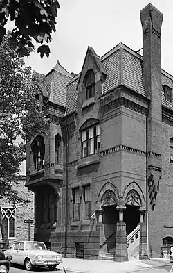 Thomas Hockley House (1875), Philadelphia, Pennsylvania, Frank Furness, architect.